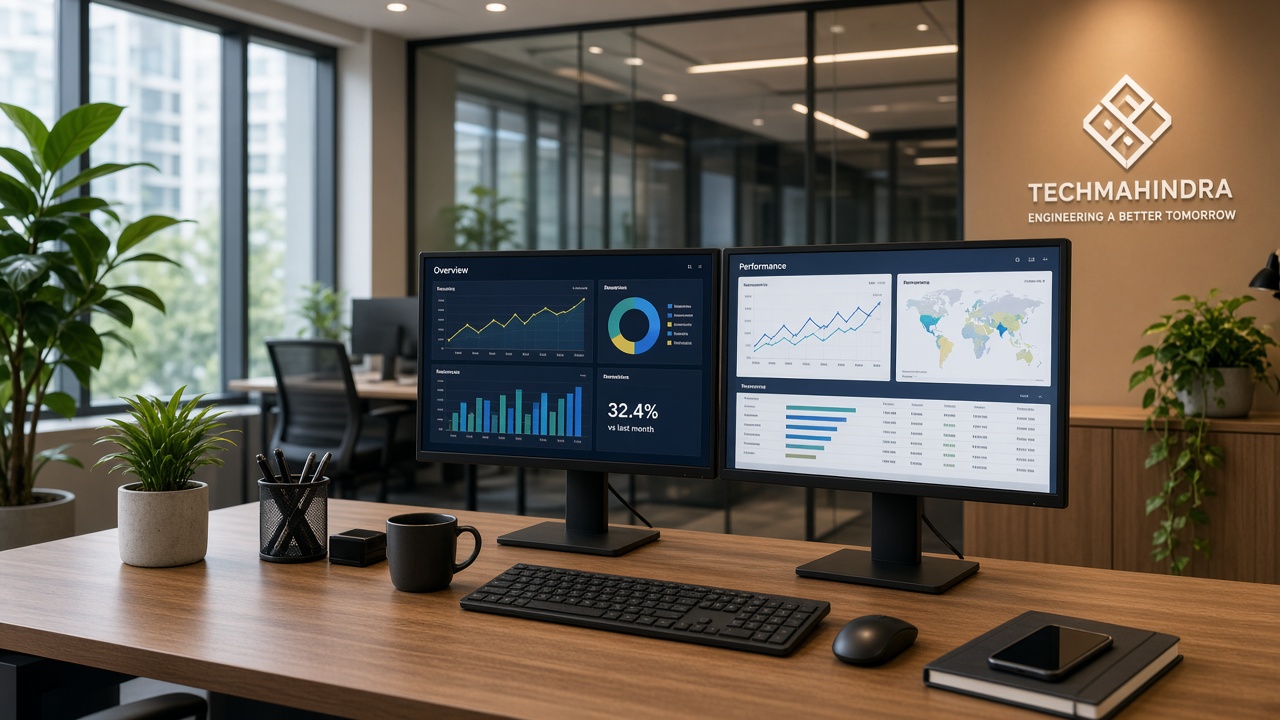 Delivery workspace with monitors running product dashboards